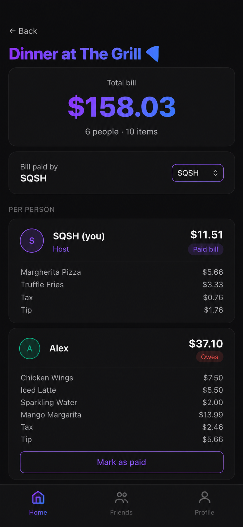 Claim your items